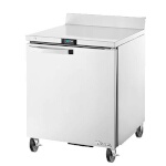 True TWT-27-HC~SPEC3 - Work Top Refrigerator, one-section, (1) solid door, (2) shelves